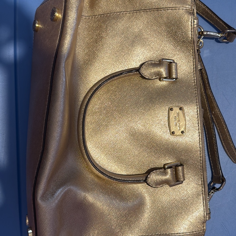 Michael Kors Gold Designer Women's Bag